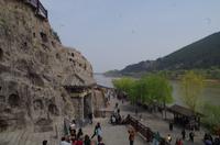 Longmen-Grotten - Yu-Fluss