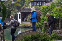Suzhou - Garten des Meisters der Netze - Drei-Schritt-Brücke