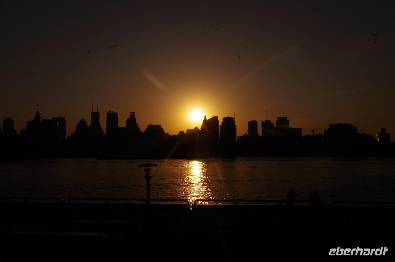 Shanghai - Sonnenuntergang