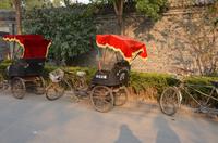 Rikschas im alten Peking