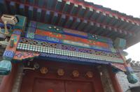 Traditioneller Eingang im alten Peking