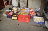 Obstverkauf im alten Peking