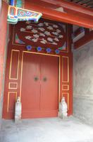 Traditioneller Eingang im alten Peking