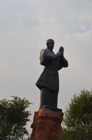 Mönchstatue im Shaolin-Kloster