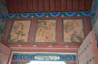 Wandmalerei im Shaolin-Kloster