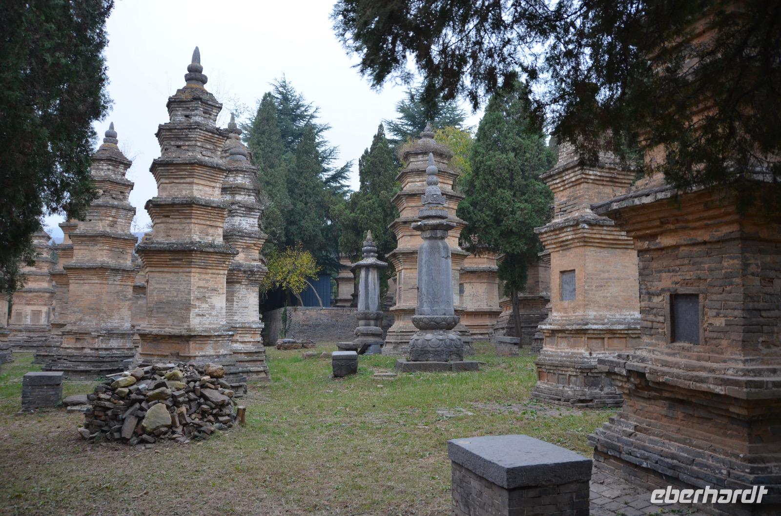 Pagoden-Wald, Shaolin-Kloster
