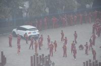 Kung-Fu-Schüler in Dengfu