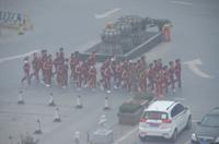 Kung-Fu-Schüler in Dengfu