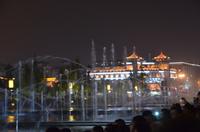 Abendliche Wasserspiele in Xi'an