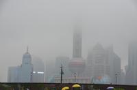 Verhangene Wolkenkratzer, Shanghai