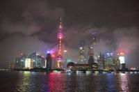 Skyline Shanghai bei Nacht