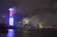 Skyline Shanghai bei Nacht