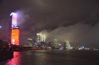 Skyline Shanghai bei Nacht