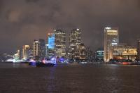 Skyline Shanghai bei Nacht