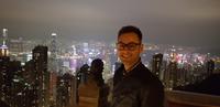Jacob Spangenberg in Hong Kong - Victoria Peak