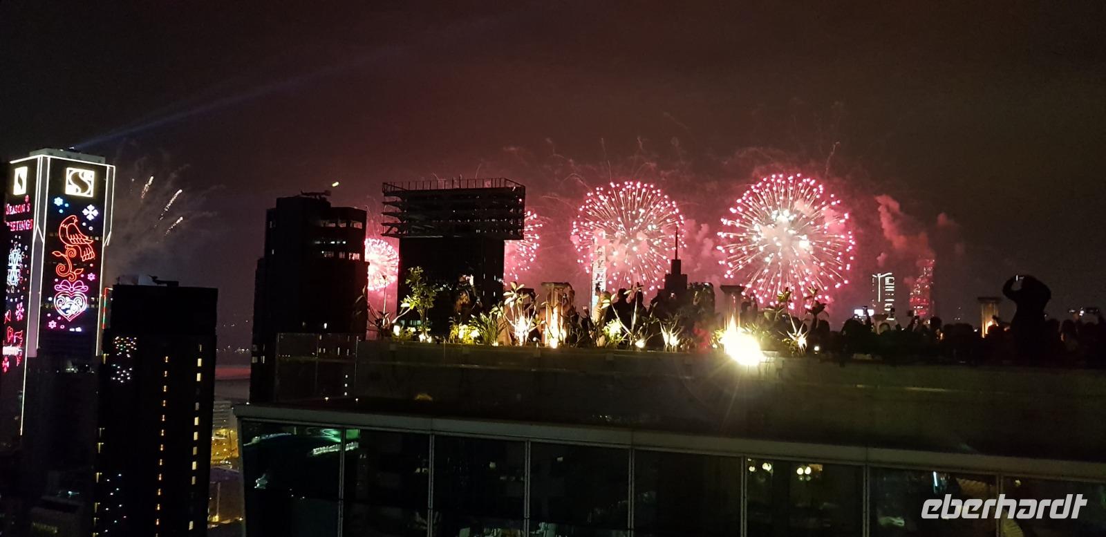 Hong Kong - Silvesterfeier im Restaurant 