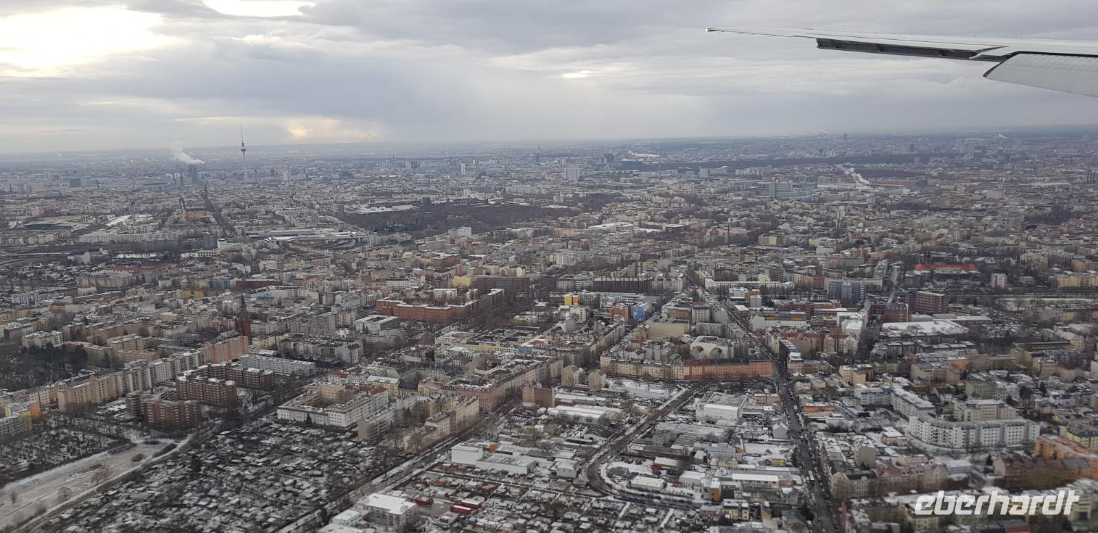 Landung in Berlin Tegel