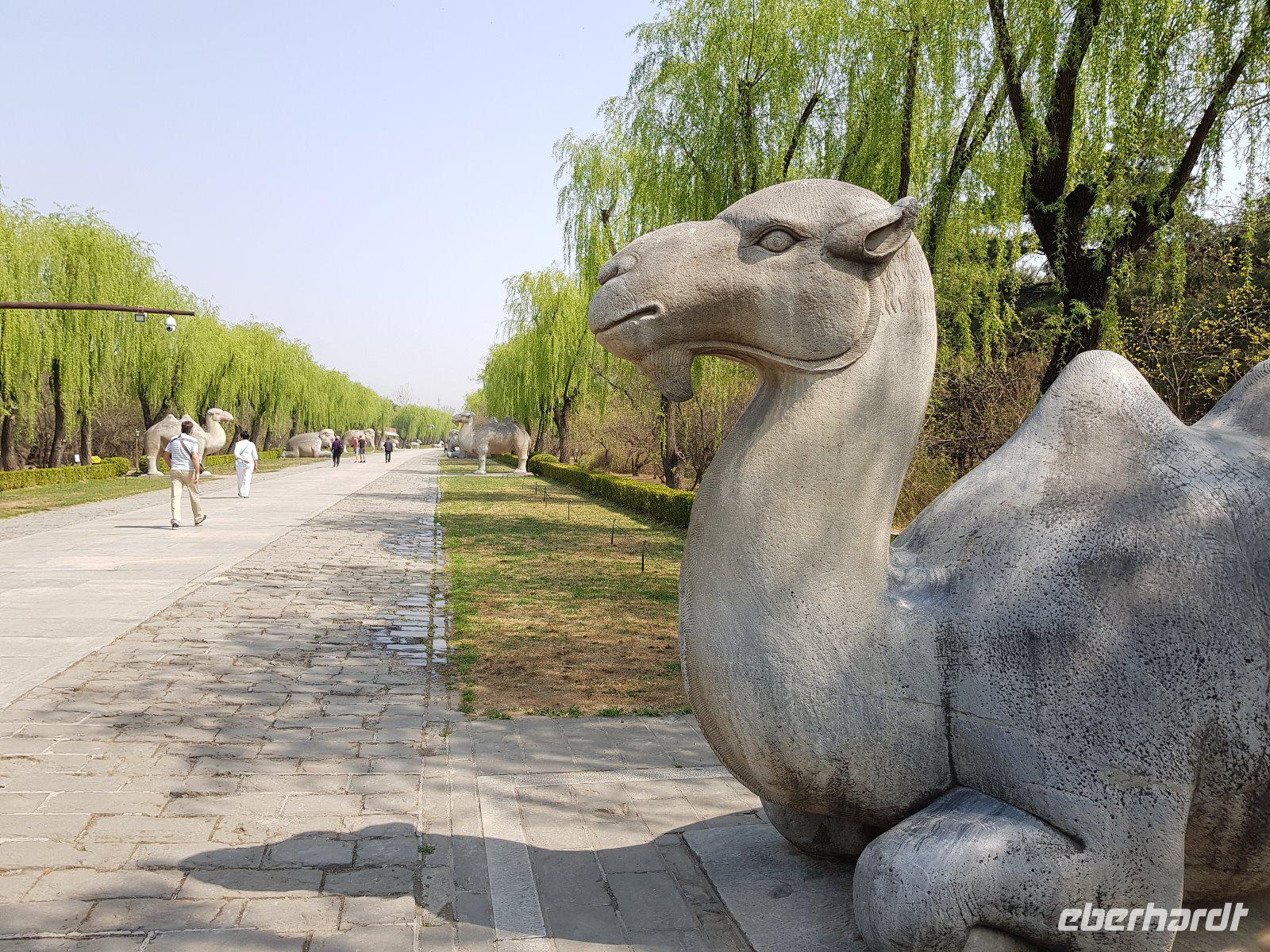 Steinernde Allee, Ming Gräber