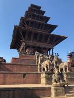 Nepal - Bhaktapur, Taumahdi-Platz, Nyatapola-Pagode