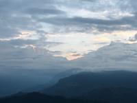 Annapurna-Kette im Sonnenaufgang