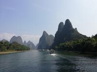 Fahrt auf dem Li-Fluss