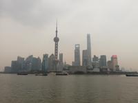 Uferpromenade und Skyline, Shanghai (3)