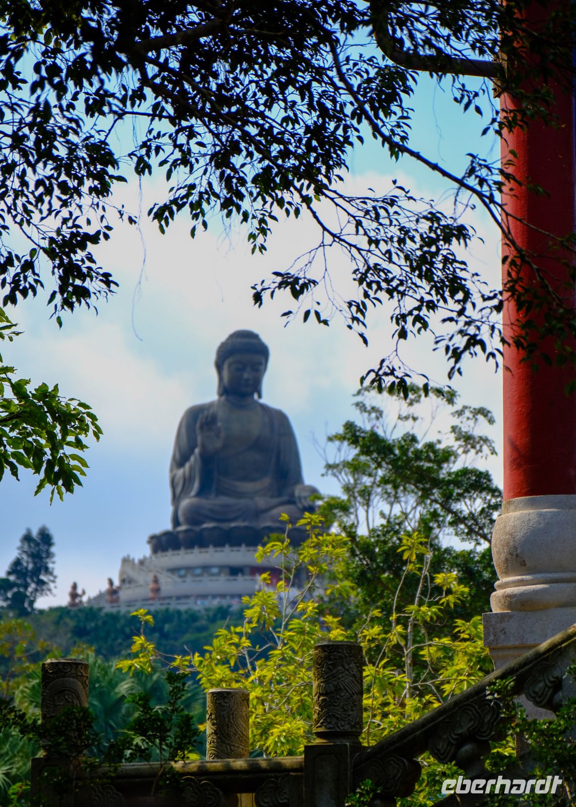 Tian Tan Buddha auf Lantau Island - Hongkong 