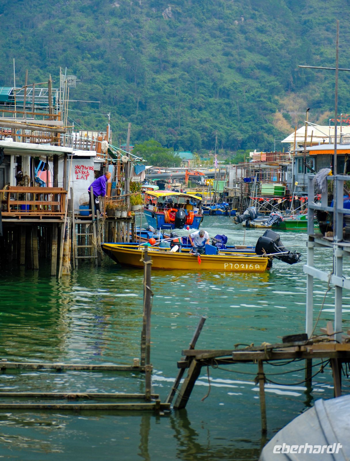 Tai O Fischerdorf auf Lantau Island - Hongkong