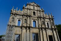 Ruine der St. Paulus Kathedrale in Macau 