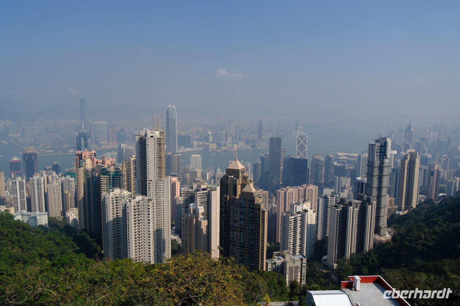 Victoria Peak, Blick auf Hongkong 
