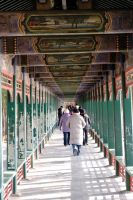Langer Gang im Sommerpalast in Peking - China