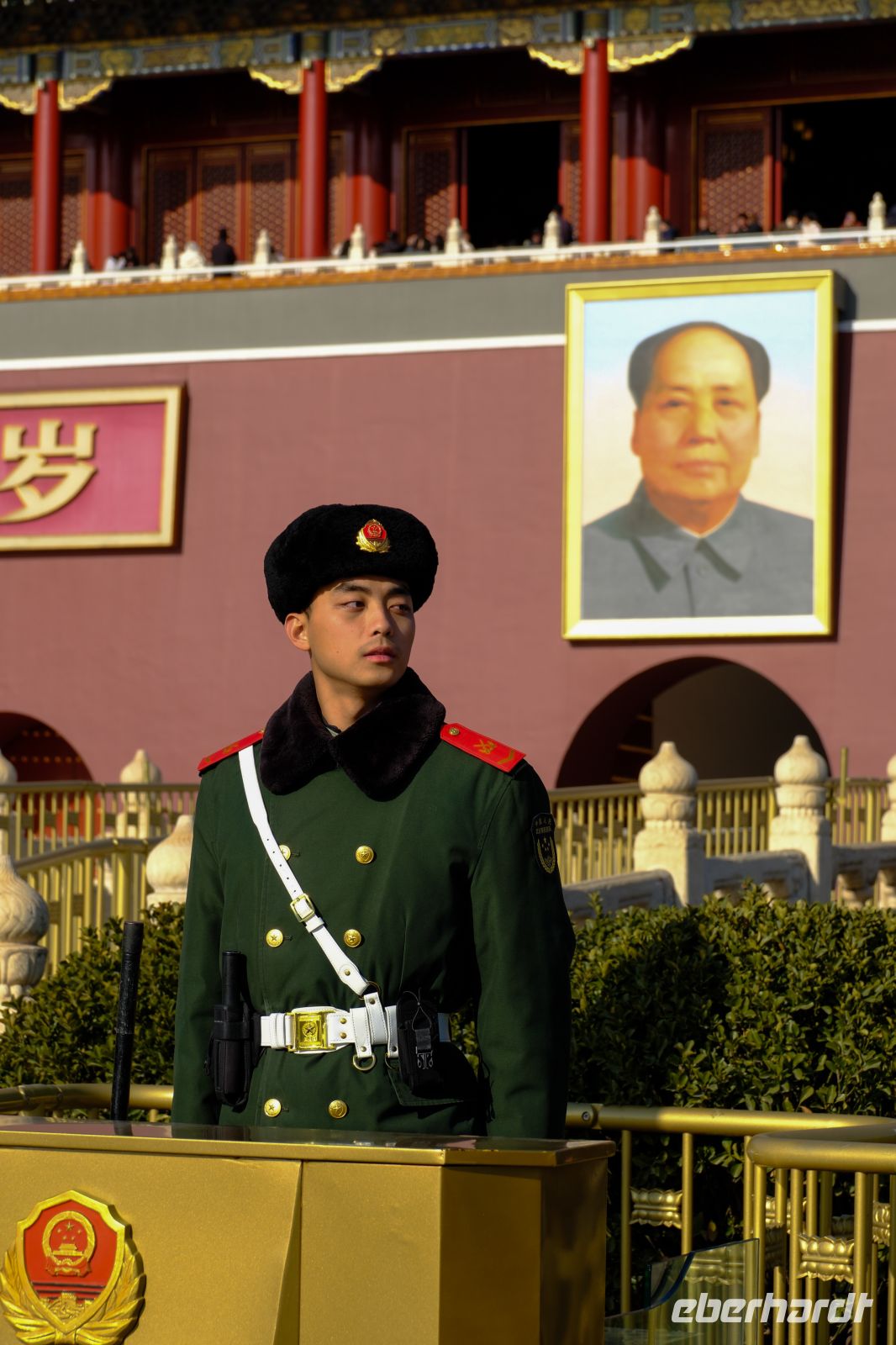 Berühmtes Mao Zedong Portrait am Eingang der Verbotenen Stadt in Peking - China