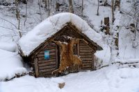 Winterwanderung durch den Vulkanischen Steinwald in Changbaishan - China