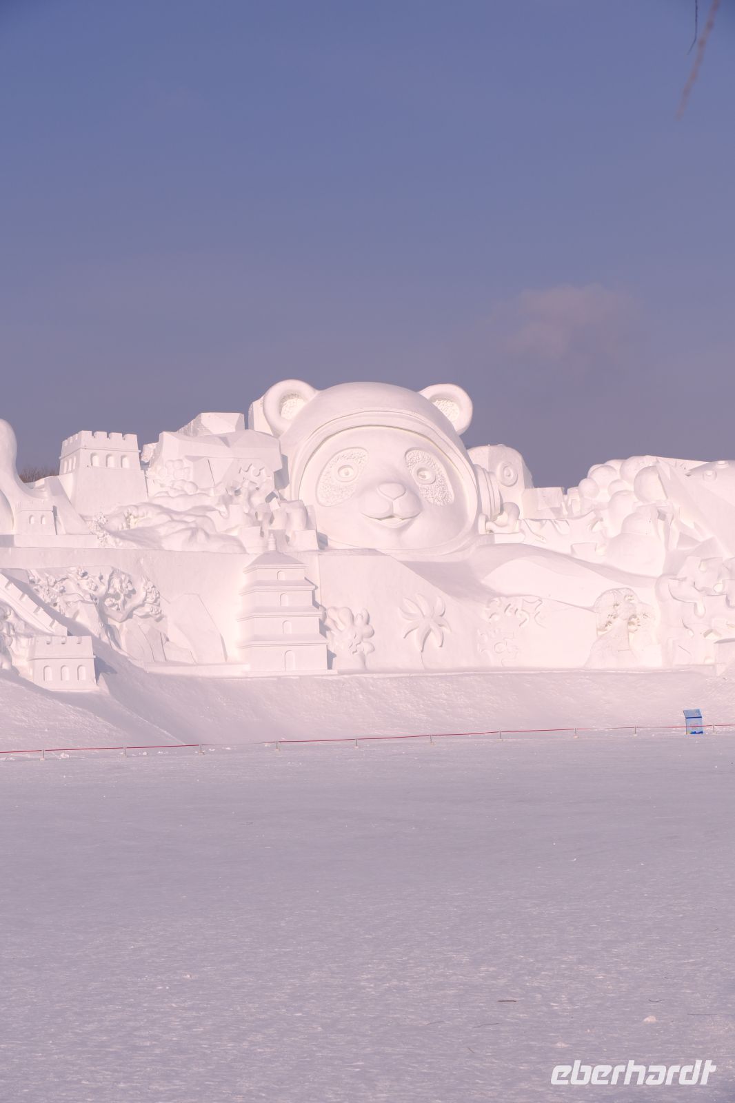 Schnee-Skulpturen Festival in Harbin - China