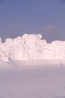 Schnee-Skulpturen Festival in Harbin - China