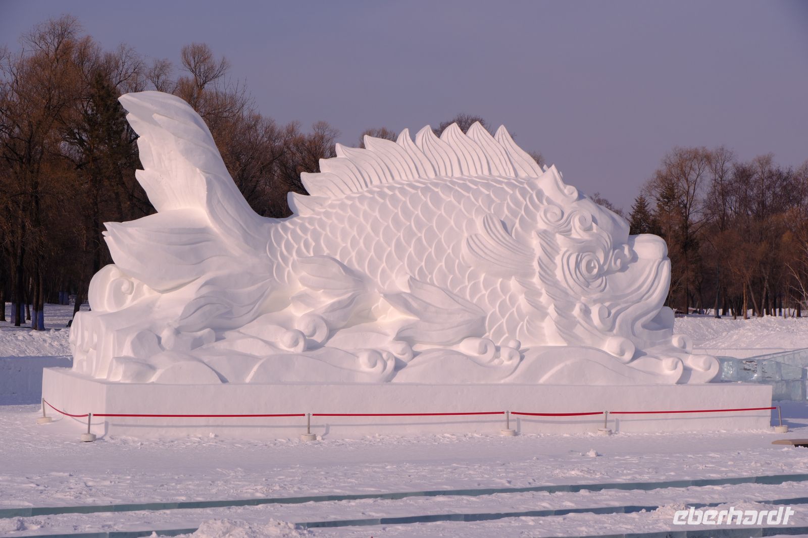 Schnee-Skulpturen Festival in Harbin - China
