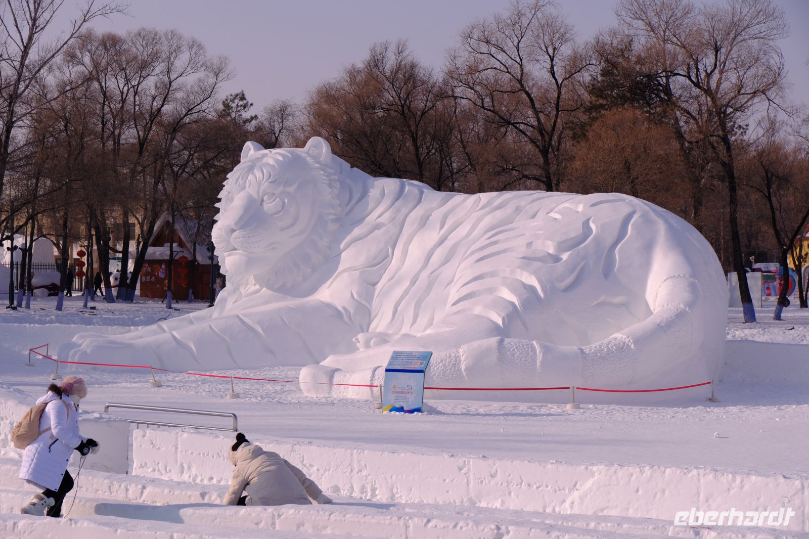 Schnee-Skulpturen Festival in Harbin - China