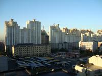 Blick aus dem Hotel in Peking