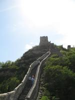 Chinesische Mauer - hier haben wir schon ein ganzes Stück geschafft &ndash; &copy; Nicole Niendorf (Eberhardt TRAVEL)