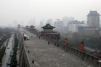 Auf der Stadtmauer von Xi'An