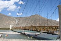 Brücke über den Lhasa Fluss