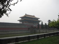 Peking - Wir verlassen die Verbotenen Stadt durch das Nordtor 