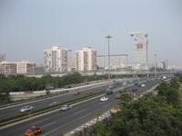 Der olympische Stadtteil Pekings