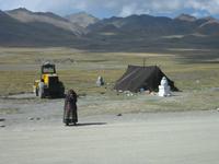 Nomadenzelt und moderne Technik