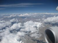 Flug nach Kathmandu - über den Wolken ....