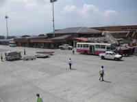 Der Tribhuvan Airport von Kathmandu