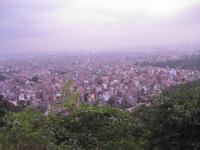Blick vom Swayambhunath in das Kathmandu-Tal