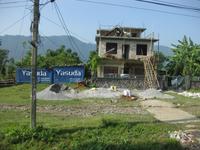 Ein neues Haus wird gebaut