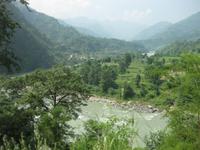 Rückfahrt nach Kathmandu am Trishull Fluss entlang