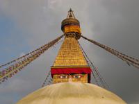 Die Stupa von Bodhnath in Kathmandu 